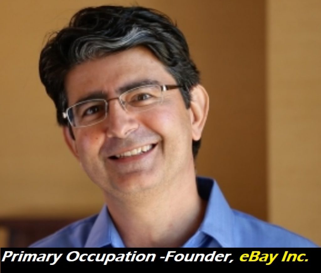 owner of eBay - Primary Occupation- Founder, eBay Inc